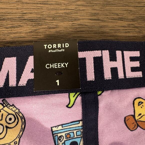 Torrid May the 4th be with you star wars cheeky panties. purple yoda leia r2-d2 - Picture 3 of 3